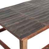 CAFE TABLE RECYCLED WOOD BARREL 120 - CAFE, SIDE TABLES